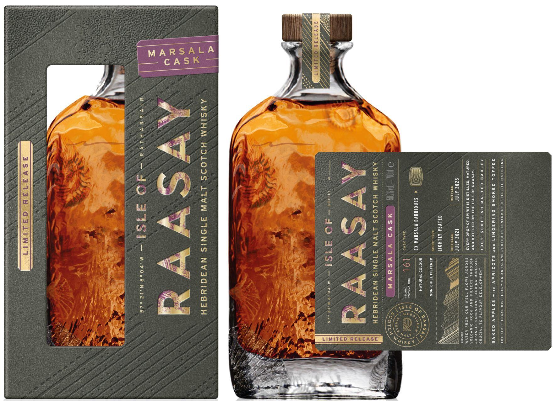 Isle of Raasay whisky - Marsala Cask Limited Release