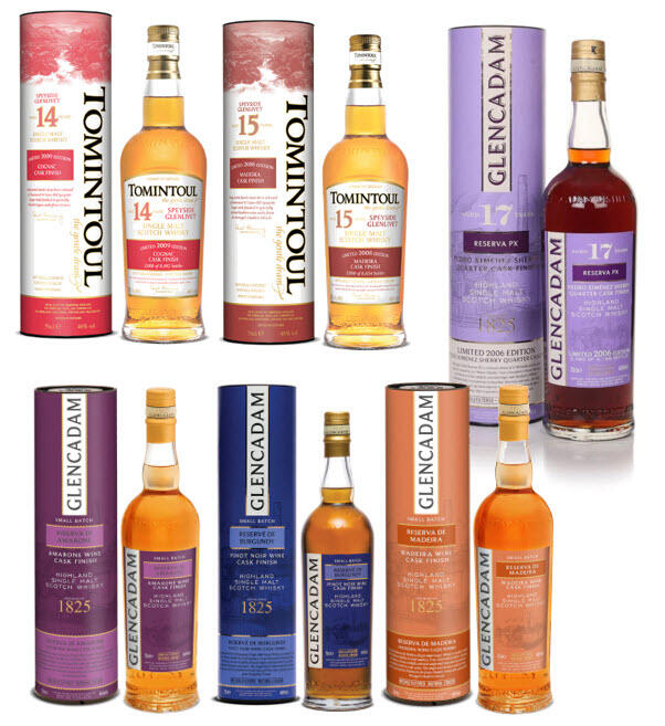 Glencadam et Tomintoul - 6  "special release" disponibles pour nous