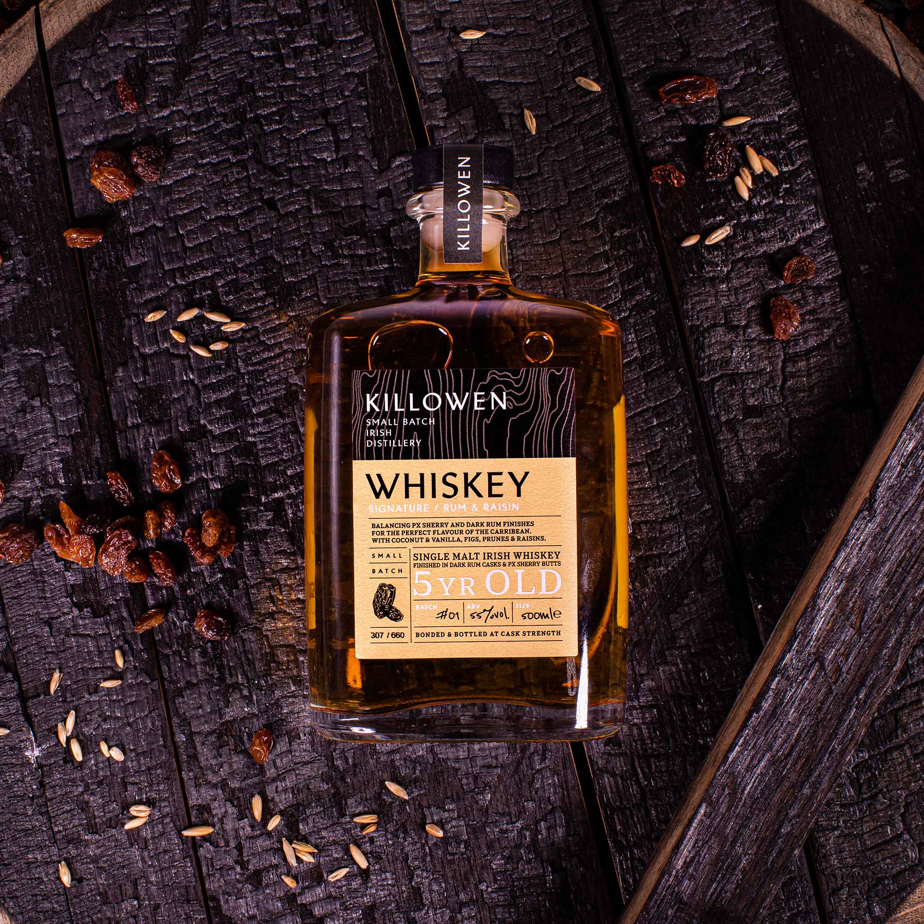 Killowen - Rum and Raisin - Single Malt Whiskey