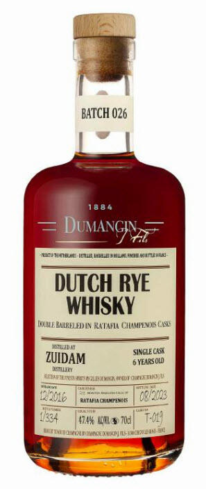 Dumangin - Batch 026 - 100% RYE WHISKY - Distillerie Zuidam