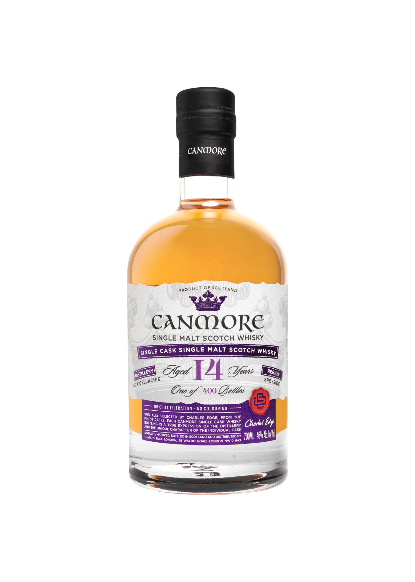 Charles Edge - Canmore Single cask CRAIGELLACHIE 14 ans