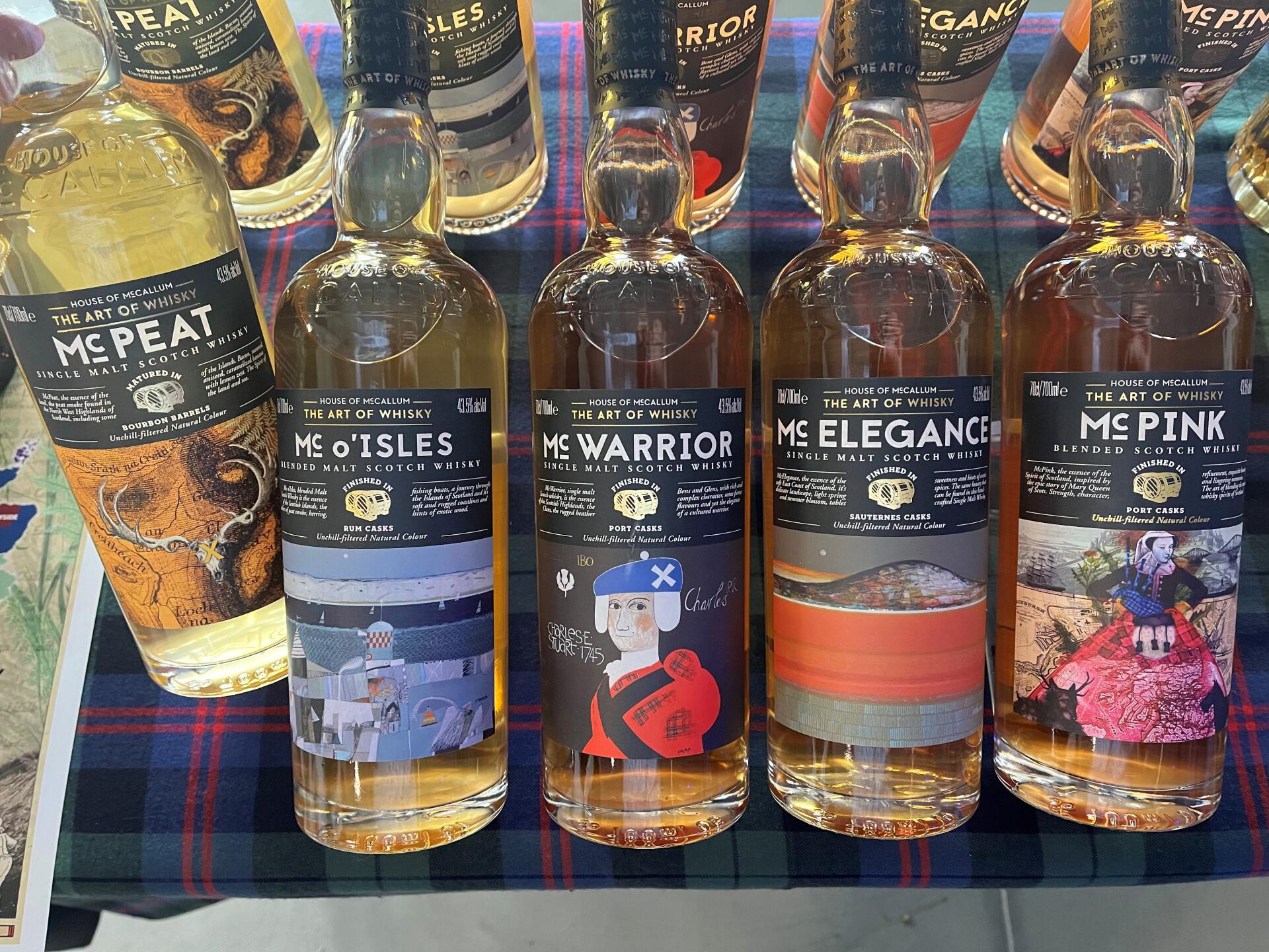 House of McCallum - Art of Whisky Series et Vintage Series