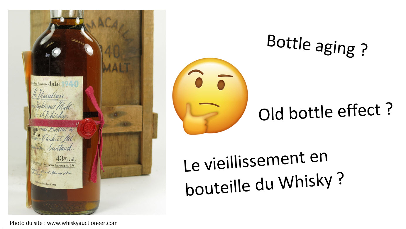 Old Bottle Effect ? Bottle Aging ?  – le vieillissement du whisky en bouteille.