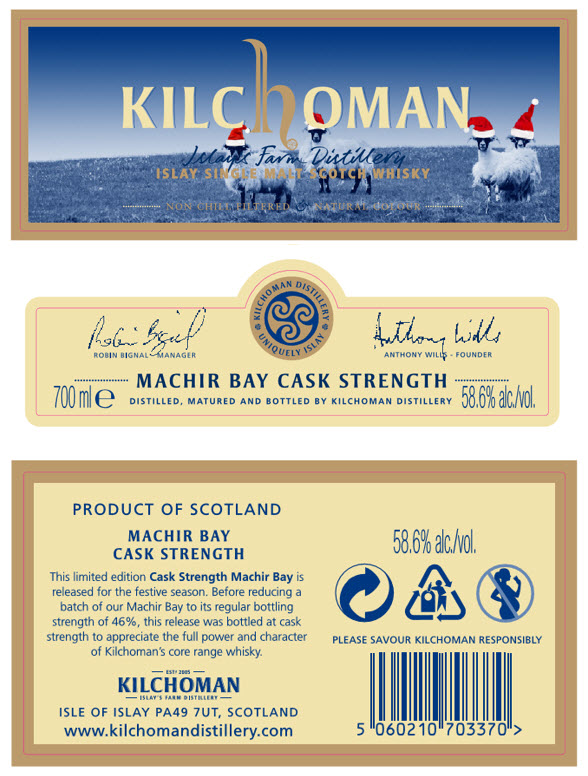 Machir Bay Xmas 2020 - étiquettes