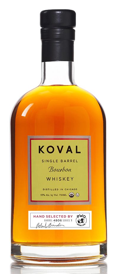 **COMPLET** – Groupe de commande – KOVAL : Bourbon Single Barrel – Sélectionné par PWQ !