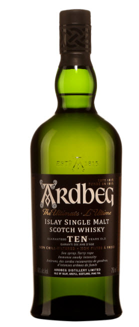 Ardbeg 10 ans
104.25$
https://www.saq.com/fr/560474
Tourbé.